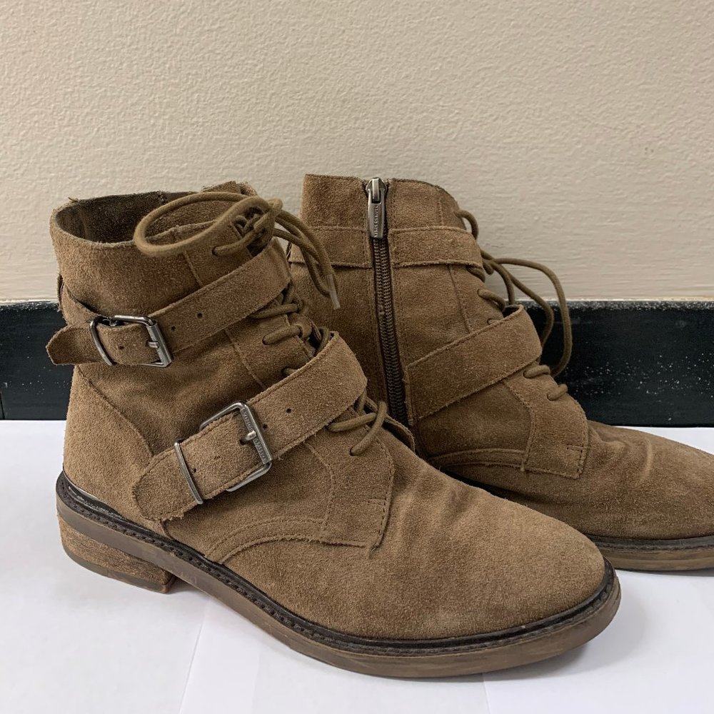 Vince Camuto Olive Green Women's Booties Size 7.5